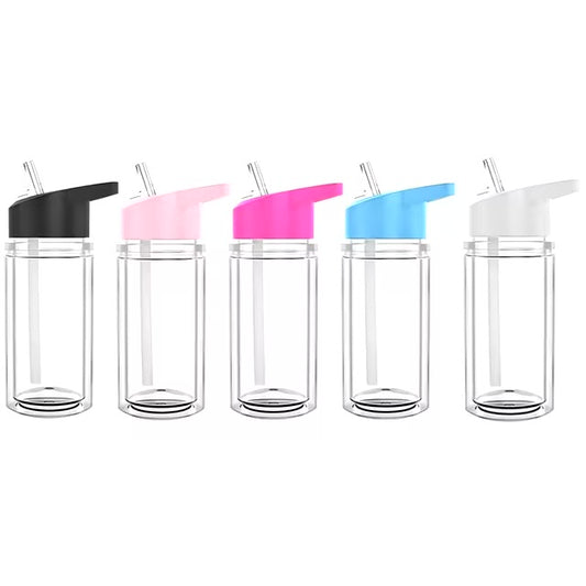 Kids 10oz Flip Top Snow Globe Water Bottle