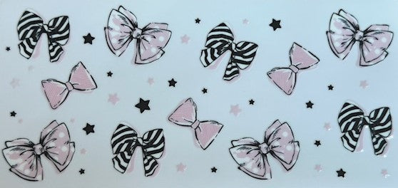 Black and Pink Bows