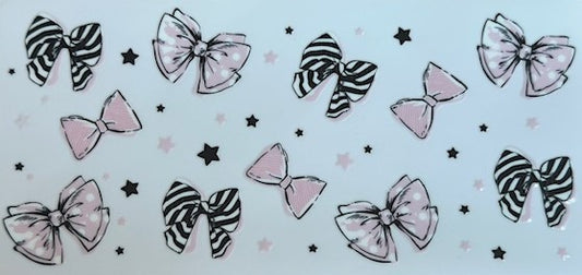 Black and Pink Bows