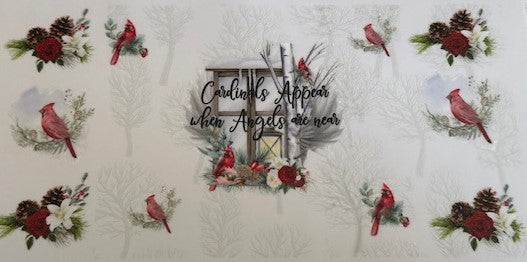 Cardinals appear when angels are near