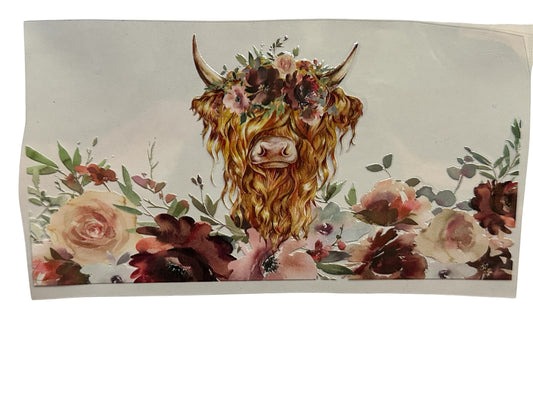 Boho Highland Cow