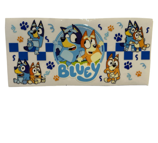 Checkered Bluey