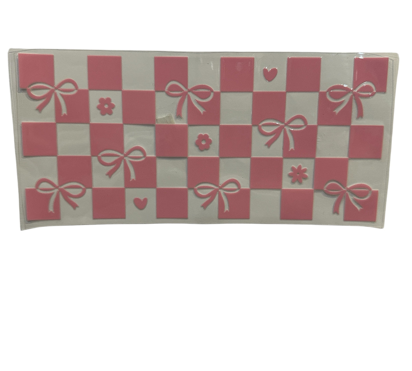 Pink Checkered Bows