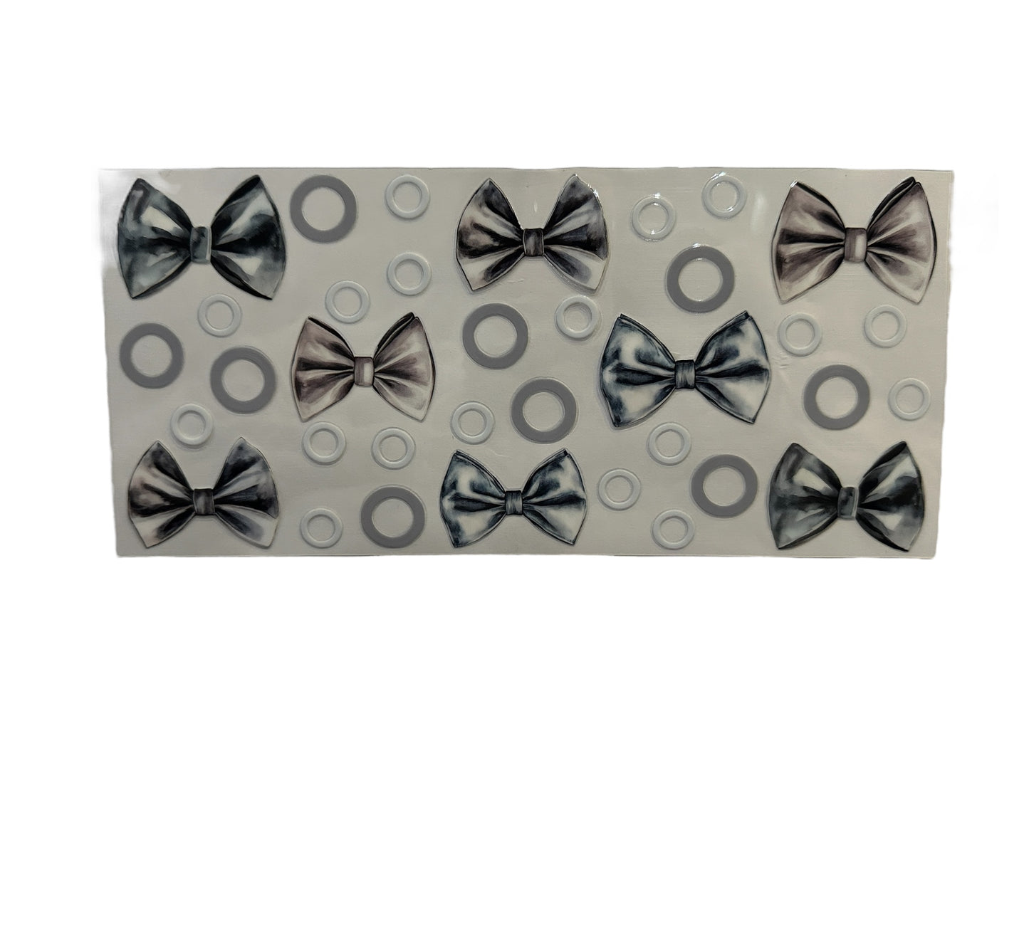Black and Gray Bows