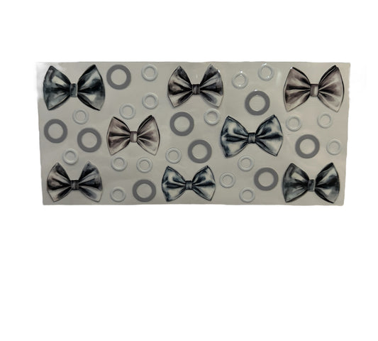 Black and Gray Bows
