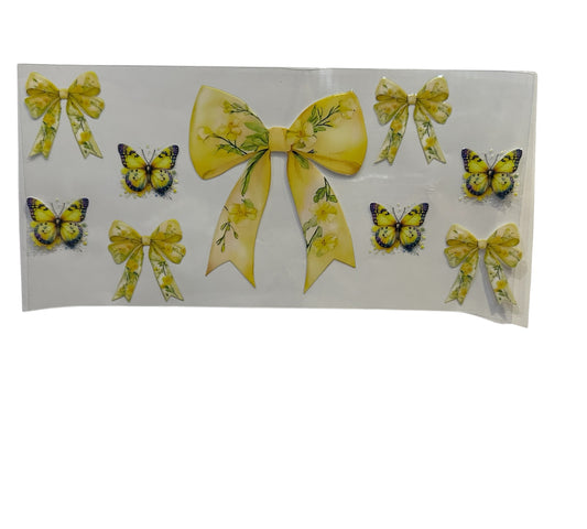 Yellow Bows and Butterflies