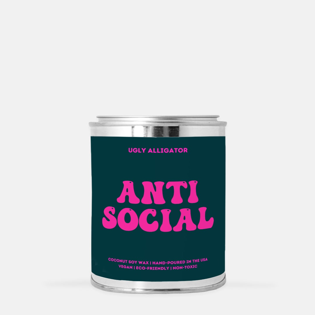Anti Social Candle Paint Can (Hand Poured 16 oz.)