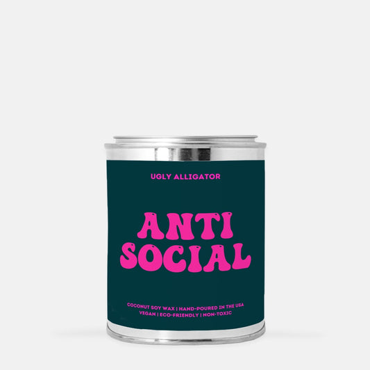 Anti Social Candle Paint Can (Hand Poured 16 oz.)