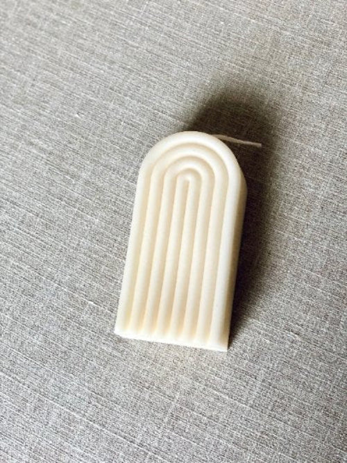 Rainbow Arch Candle – Handcrafted Soy Wax Sculpture