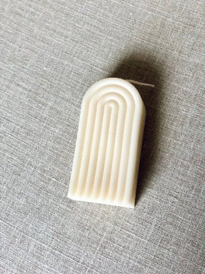 Rainbow Arch Candle – Handcrafted Soy Wax Sculpture