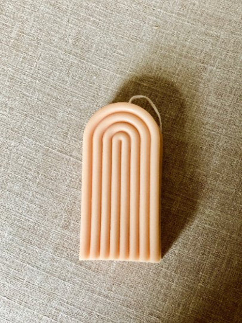 Rainbow Arch Candle – Handcrafted Soy Wax Sculpture